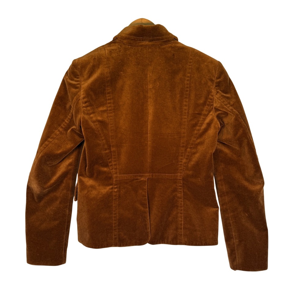 Cole Haan Collection Brown Velvet Equestrian Blazer Ornate Buttons Sm-see note - Picture 3 of 10